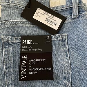PAIGE Noella relaxed straight leg jeans  NWT